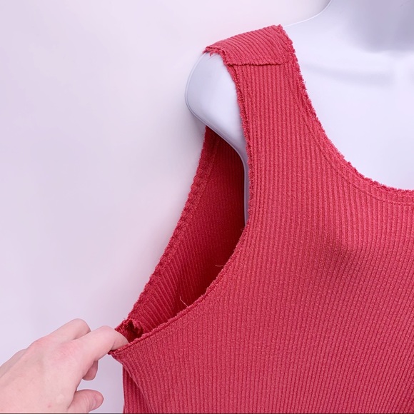 We The Free Ribbed Loose Fitting Swing Tank Top - Picture 3 of 8